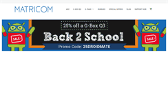 Desktop Screenshot of matricom.net