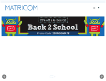 Tablet Screenshot of matricom.net